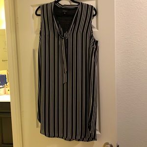 Black and White Stripe Dress